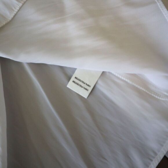 Ramy Brook A0822215 Women's Sz L Ivory Brielle Long Balloon Sleeve Blouse - Picture 7 of 9